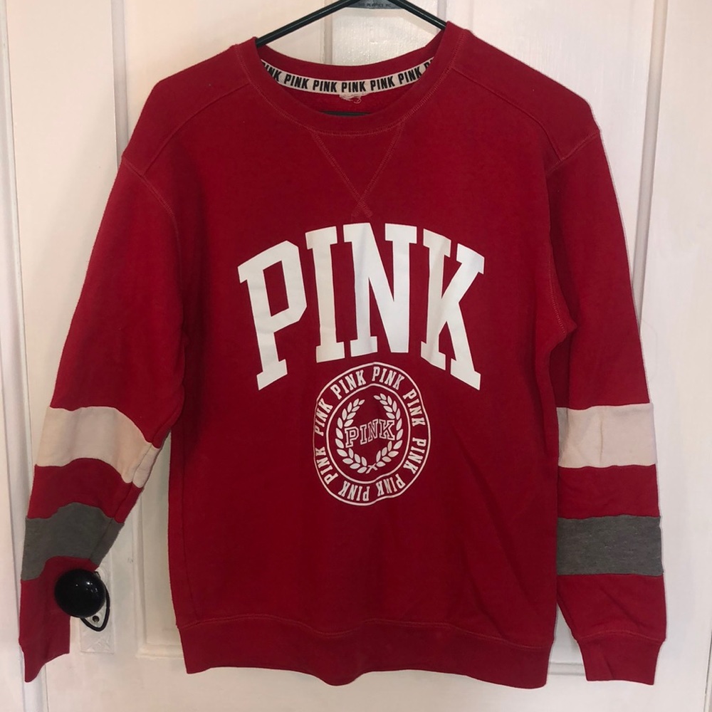 PINK crew neck😍